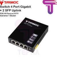 Switch 4 Port Gigabit + 2 SFP Uplink POE | Switch Hub 4 Port Unmanaged