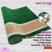 Tren-D-rugs sajadah masjid karpet sejadah meteran motif turki turkey alas sholat mushola roll gulungan panjang shaf tebal halus tinggi 120 NM's
