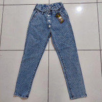 BARU Celana Jeans Panjang Wanita Bawahan Biru Fashion