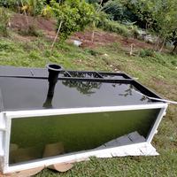 Haikl aquarium fiber combinasi kaca