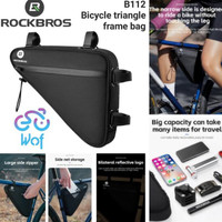 NEW ROCKBROS B112 Tas Sepeda MTB Road Bike Triangle Frame Bag 1.5 L.