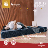 Kasur Busa WARRIOR ELEGANT | Ukuran 200 x 120 cm Tebal 30cm Mattress Box Full Busa