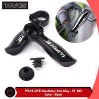 NEW WAKE Bar End Tanduk Stang Grip Handlebar Alloy - Pegangan Setang