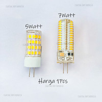 Lampu kacang halogen led 5watt 7watt G4 Mr16 220volt kaki tusuk