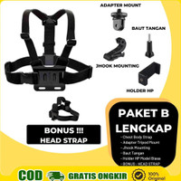 CHEST STRAP MOUNT SMARTPHONE GOPRO HERO XIAOMI BPRO ACTION CAM TALI