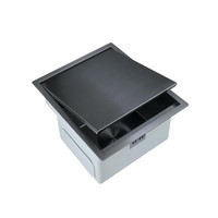 Promo Black Folding Hidden Sink Silent And Slow Damping Cover Plat