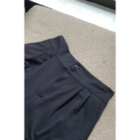 Jennie Knit Pants Celana kulot higwaist Knit Kancing Warna Hitam