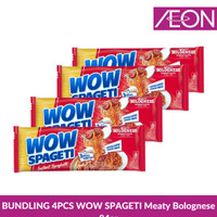 Bundling 4Pcs - WOW SPAGETI Meaty Bolognese 84gr