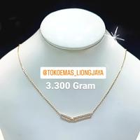 Kalung koye kotak persegi full mata
