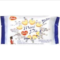 Biskuit Monde Genji Mini Pie Bite Size 50 Gram Makanan Ringan Keluarga Lezat Enak