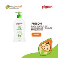 Bonus Pigeon Baby Wash 2In1 Chamomile / Sabun Mandi Bayi 400Ml Pump - K0000295