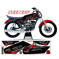 STRIPING RX KING MOTIF BARU VARIASI LIS STICKER ALL RX KING STIKER LIS MERAH STRIPING