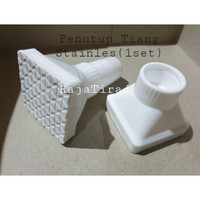 STOK BANYAK PENUTUP TIANG STAINLEES/ACCESORIS TIANG STAINLEES