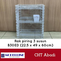 Pell Rak Piring 3 Susun Modelline B30Ed