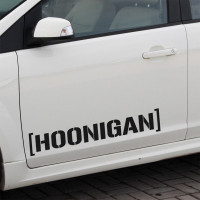 Cutting Sticker Pintu Mobil JDM Hoonigan 70 Cm Stiker Mobil Keren