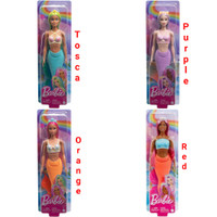 Boneka Barbie Mattel Mermaid Putri Duyung Tosca Purple Orange Red