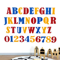 CUTTING STICKER SCOTLITE HURUF DAN ANGKA ( WARNA KUNING ) UK 5cm