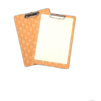 Papan tulis/papan ujian/Papan clipboard kayu F4