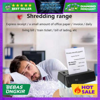 Automatic Mini USB Paper Shredder with Letter Opener
