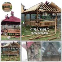saung bambu/gazebo bambu murah