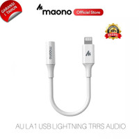 Maono La01 Usb Lightning Trrs Audio Otg Adapter For Iphone Converter Terlaris