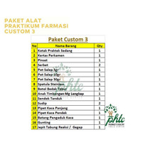 Promo Paket Alat Praktek Resep Farmasi Custom 3 L Alat Praktikum Farmasi Terbaru Terbaru Terlaris Terbaik