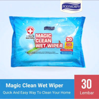 Magic Clean Wet wiper 30s Tisu basah POLYMORPH original