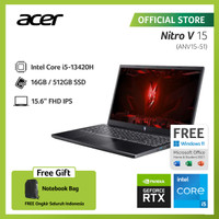ACER LAPTOP NITRO V 15 ANV15-51-542G 15.6 I5-13420H 16GB 512GB RTX 2050