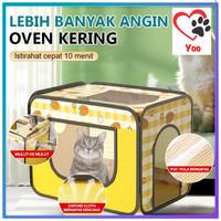 Foldable pet drying box and travel cargo