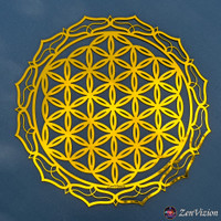 ZenVizion Flower of Life Bunga Kehidupan Dekorasi Dinding Mandala, Seni Dinding Geometri Suci, Simbol Yoga, Kotak Grystal, Dekorasi Meditasi, Dekorasi Spiritual, Pengingat Jiwa Wall Art Decor Decoration Hanging Meditaion Yoga Spiritual Sacred Geometry