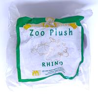 McD 1996 Happy Meal Zoo Plush - Rhino (Boneka Badak / JP Rare)