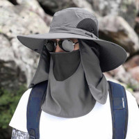 Topi Mancing Rimba Gunung Anti Sinar Matahari Waterproof with Visor