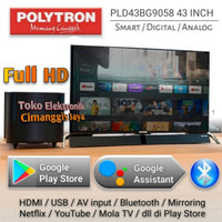 google android smart tv led Polytron 43 inch cinemax soundbar