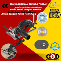 Stand Dudukan Tatakan Gerinda Gurinda Grinda Tangan Sliding Circular Saw Adjustable 45 Bevel Saw Blade 100-125mm