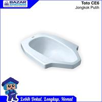 TS Toto - Closet / Kloset Jongkok / Toilet Squat Ce 6 / Ce6 White / Putih