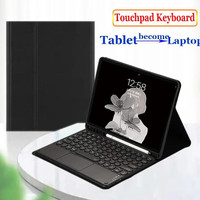 Touchpad Keyboard Cover for Realme Pad X 11 Inch 2022 10.95Tablet for Realme Pad 10.4 Keyboard PU Leahter Protective