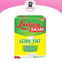 Lactona Skim Low Fat Susu Rendah Lemak Box 300 G