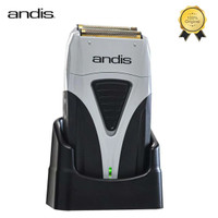 Original Andis Profoil Lithium Plus 17200 Barber Hair Cleaning Electric Shaver For Men Beard Stubble Razor Bald Shaving Machine