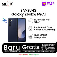 Samsung Galaxy Z Fold6 5G 12/512GB, Smartphone AI - GARANSI RESMI SEIN
