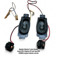 speaker 1 set plus sensor RF tv lcd LED politron 22 inch (pld22D900)original cabutan suara joss