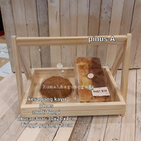 keranjang kayu parcel original