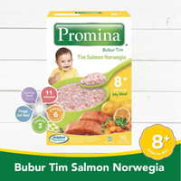 Promina Bubur Tim Salmon Norwegia 100gr