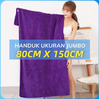 Grosir Ekonomis Handuk Mandi Jumbo Handuk Dewasa Motif Polos Microfibe