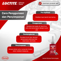 LOCTITE 262 Threadlocker Lem Baut 50 ml Terbaru Terlaris Terbaik