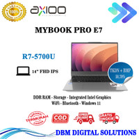 Axioo Mybook Pro E7 (16N5) Ryzen 7 RAM 16GB Storage 512GB SSD Windows 11 Layar 14 Inch