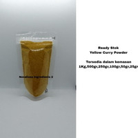 YELLOW CURRY POWDER / BUMBU KARI KUNING 500GR ASLI