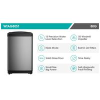 HISENSE WTAG805T Mesin Cuci Top Loading 8 kg