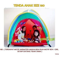 Ready Stok Tend21 Mainan Tenda Anak Size 160 Murah Gandasaputra12