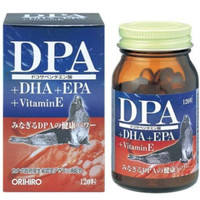 VhitalitasCollections Orihiro DHA EPA DPA Vitamin E 120 Capsules Japan