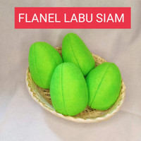 MAINAN EDUKASI FLANEL REPLIKA SAYUR LABU SIAM